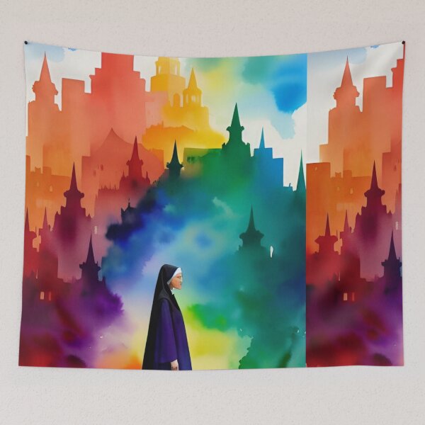 Item preview, Warrior Nun Rainbow designed and sold by Aryabek.