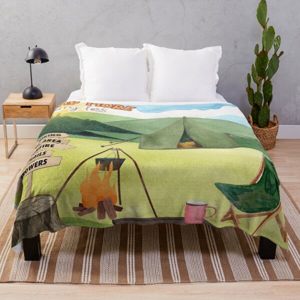 Item preview, Camp More Worry Less designed and sold by LifeNonchalant.