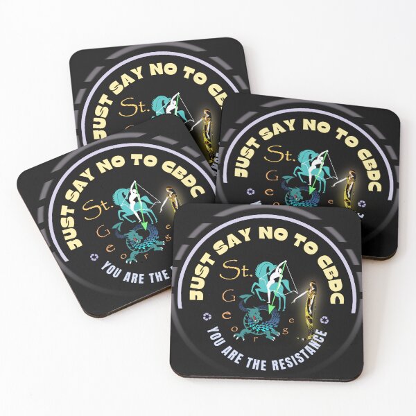 Item preview, Just Say No to CBDC designed and sold by Sanctum Icons.