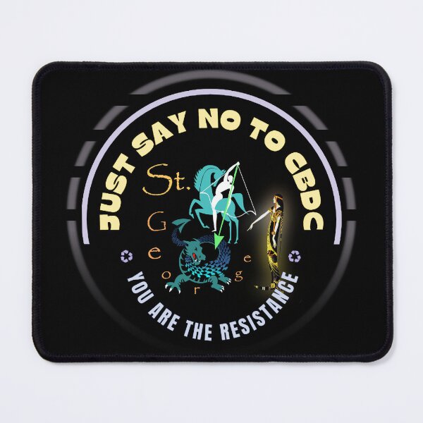 Item preview, Just Say No to CBDC designed and sold by Sanctum Icons.
