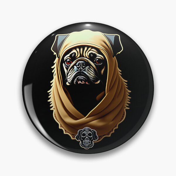 Item preview, Dia de los muertos pug skull V16 designed and sold by CreArtorium.