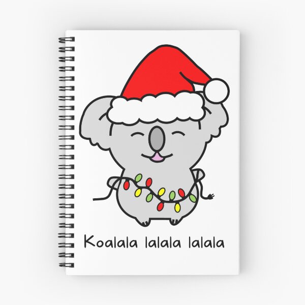Aperçu de l'œuvre Koala festif portant un chapeau de Noël créée et vendue par OrderofOps.