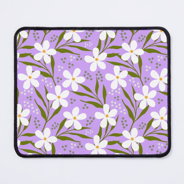 Item preview, Floral seamless pattern on purple background . designed and sold by Jayjaynaenae.
