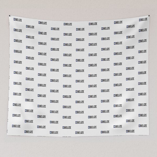 Item preview, Belize Country Flag - Minimal Design collection designed and sold by randomorder.