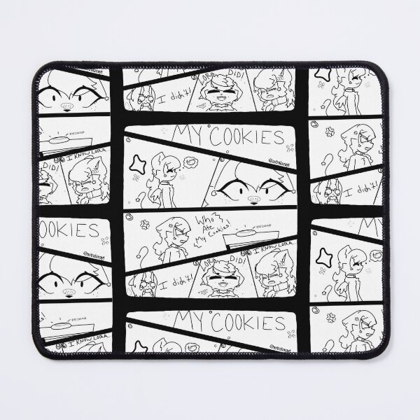 Item preview, Cookie Comic / Mouse Pad designed and sold by astralunaYT.