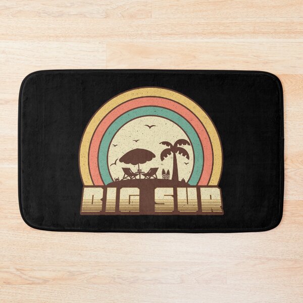 Artikelvorschau, Big Sur - Retro Sunset Style entworfen und verkauft von Whimsical  Thinker.
