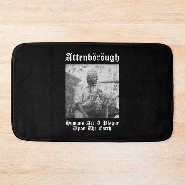 Item preview, Sir David nbsp Attenborough Humans are A Plague Upon The Earth Black Metal Design T-Shirts Gift For  designed and sold by JamesKowalski6.
