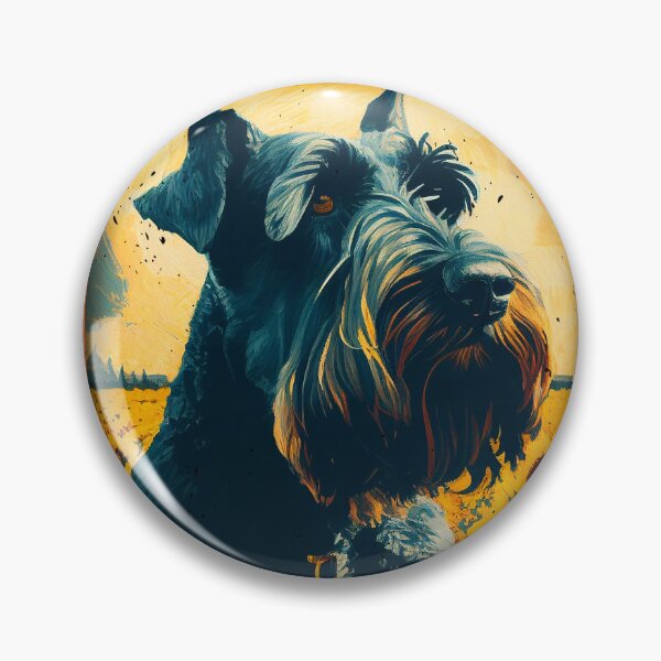 Item preview, Giant Schnauzer Sunflower Painting Adorable Dog designed and sold by rafaeltto.