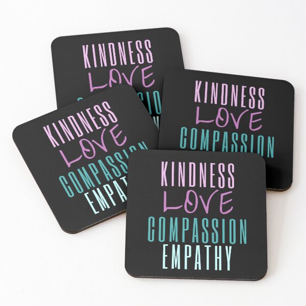 Item preview, Kindness Love Compassion Empathy designed and sold by SpeakLifeHQ.