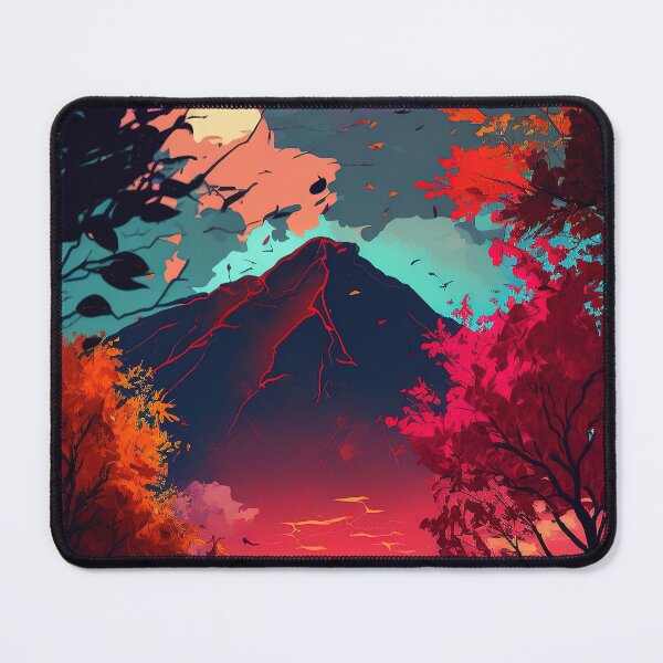 Item preview, Crimson Mountainscape designed and sold by Crystal Heaven.