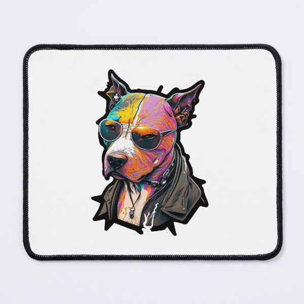 Item preview, CyberPunk Pitbull #8 designed and sold by OregonArtForAll.
