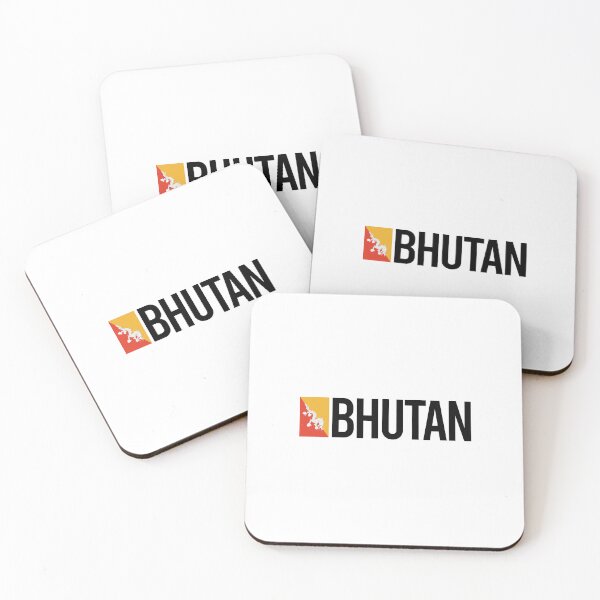 Item preview, Bhutan Country Flag - Minimal Design collection designed and sold by randomorder.
