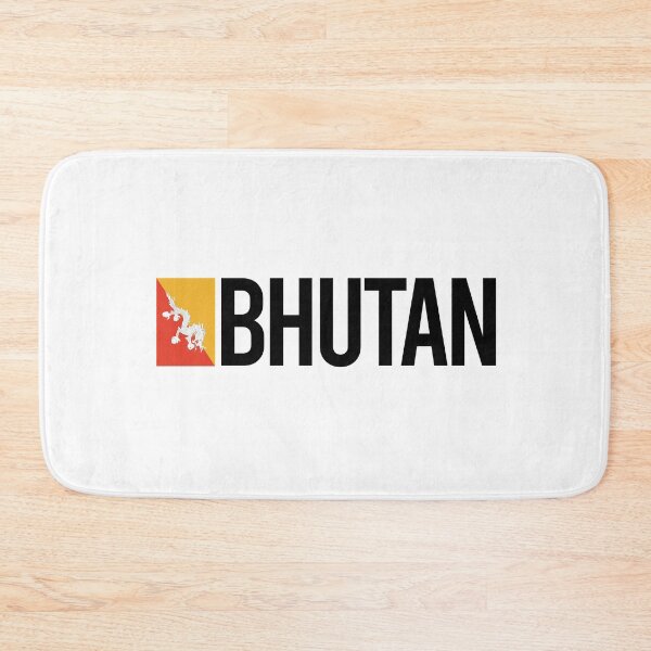 Item preview, Bhutan Country Flag - Minimal Design collection designed and sold by randomorder.