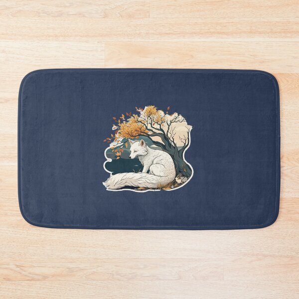 Item preview, white fox under the tree v3 designed and sold by Grafik0.