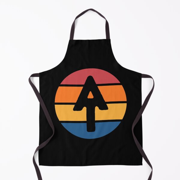 Item preview, Appalachian Trail logo in black with colorful striped background designed and sold by Deedy Studio.