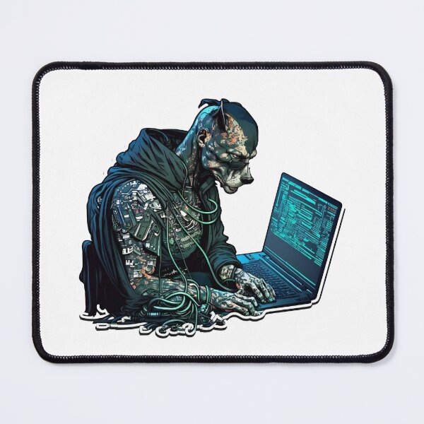 Item preview, CyberPunk Pitbull #9 designed and sold by OregonArtForAll.