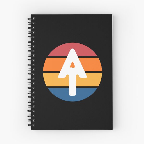 Item preview, Appalachian Trail logo in white with colorful striped background designed and sold by Deedy  Studio.