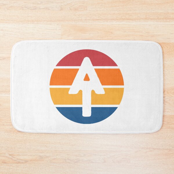Item preview, Appalachian Trail logo in white with colorful striped background designed and sold by Deedy  Studio.