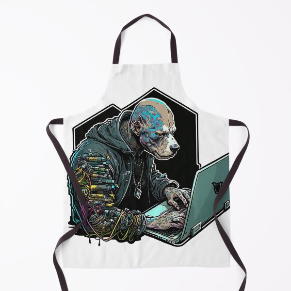 Artikelvorschau, CyberPunk-Pitbull Nr. 10 entworfen und verkauft von OregonArtForAll.