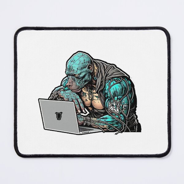 Item preview, CyberPunk Pitbull #11 designed and sold by OregonArtForAll.