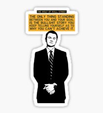 the wolf of wall street Sticker