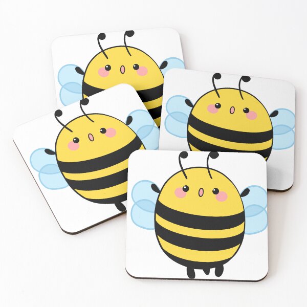 Item preview, Cute honey bee jumping designed and sold by Narukuku.