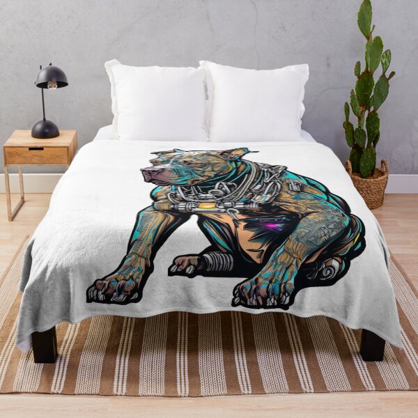 Item preview, CyberPunk Pitbull #12 designed and sold by OregonArtForAll.