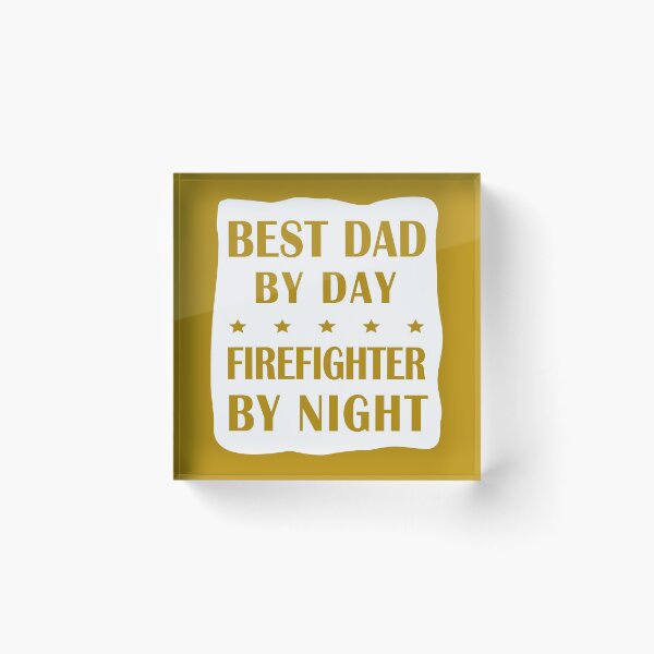 Item preview, Firefighter Father Birthday - Best Dad, Night Shift designed and sold by smily-tees.
