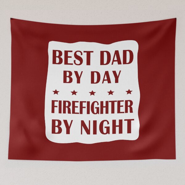 Item preview, Firefighter Father Birthday - Best Dad, Night Shift designed and sold by smily-tees.