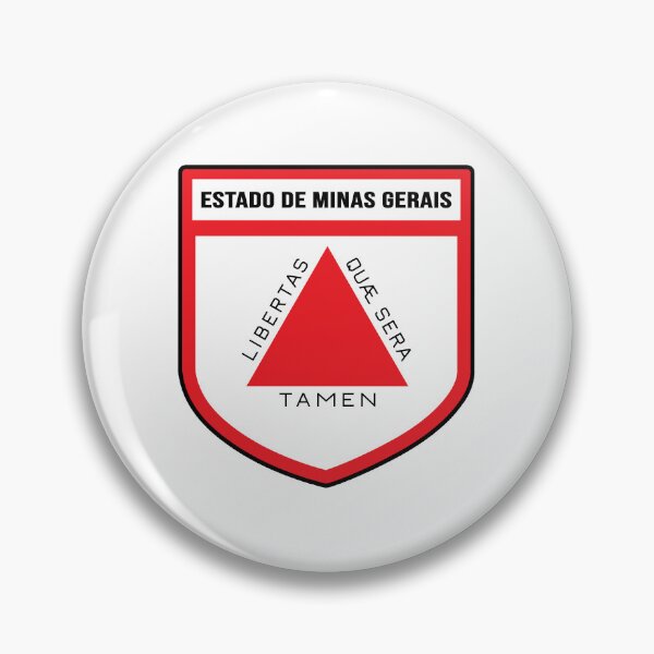 Item preview, Estado de Minas Gerais Flag Badge designed and sold by Cestus.