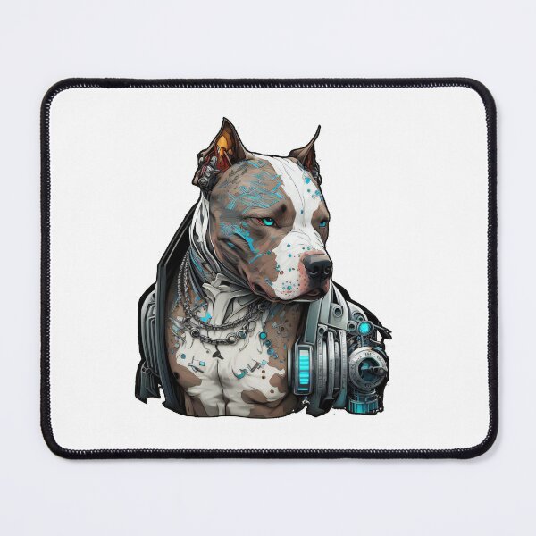 Item preview, CyberPunk Pitbull #14 designed and sold by OregonArtForAll.