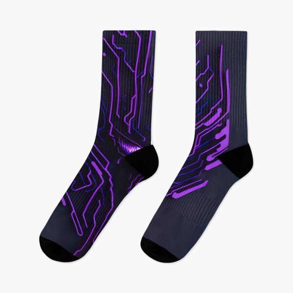 Item preview, "Purple Circuit: A Cyberpunk Logo of the Future" designed and sold by z1r1us.