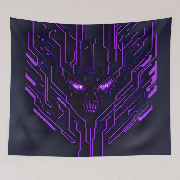 Item preview, "Purple Circuit: A Cyberpunk Logo of the Future" designed and sold by z1r1us.