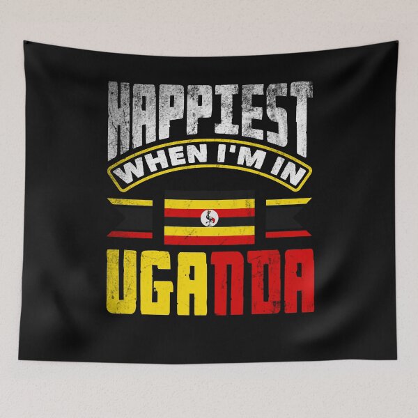 Aperçu de l'œuvre Ugandan Uganda Ugandan Flag Quote créée et vendue par ShopTheStyle.