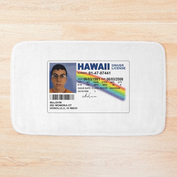 Item preview, Mclovin fake id - Hawaiian driver's license designed and sold by StoneGAS.