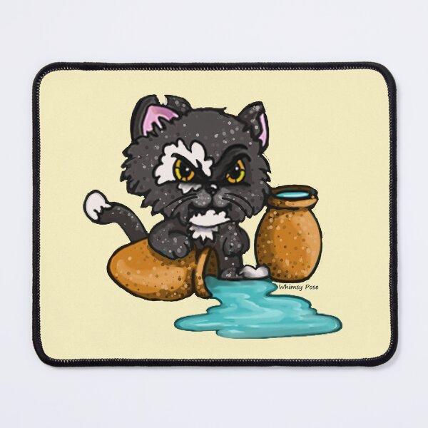 Item preview, Aquarius Kitty designed and sold by Whimsy Pose Illustrations.