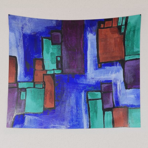 Item preview, Ruminate - abstract art print abstract wall art abstract painting abstract design designed and sold by AdzSpirit.