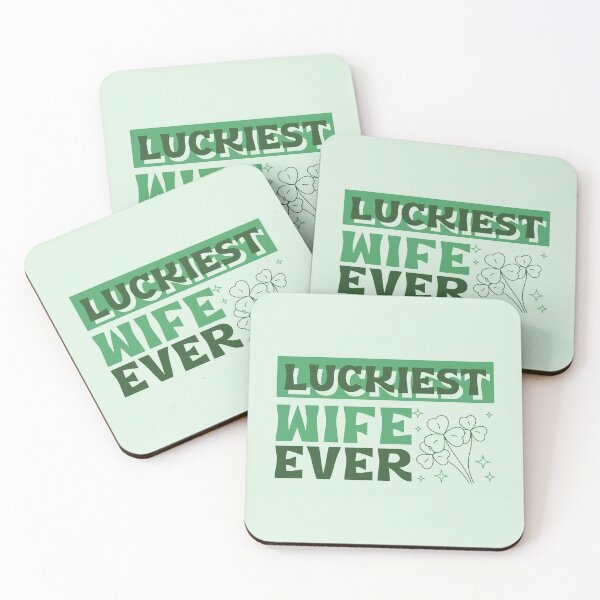 Item preview, Luckiest Wife Ever designed and sold by stepstogreen.