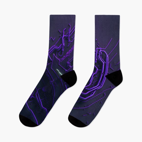Item preview, "Purple Circuit: A Cyberpunk Logo of the Future" designed and sold by z1r1us.