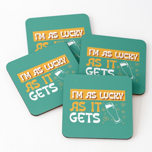 Item preview, I'm As Lucky As It Gets designed and sold by stepstogreen.