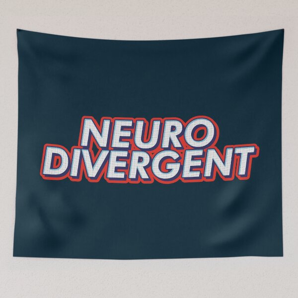 Item preview, Neurodivergent text typography | Morcaworks designed and sold by Morcawork.