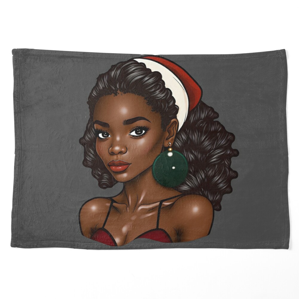 Black Girl Magic Merry Christmas African American Woman Xmas