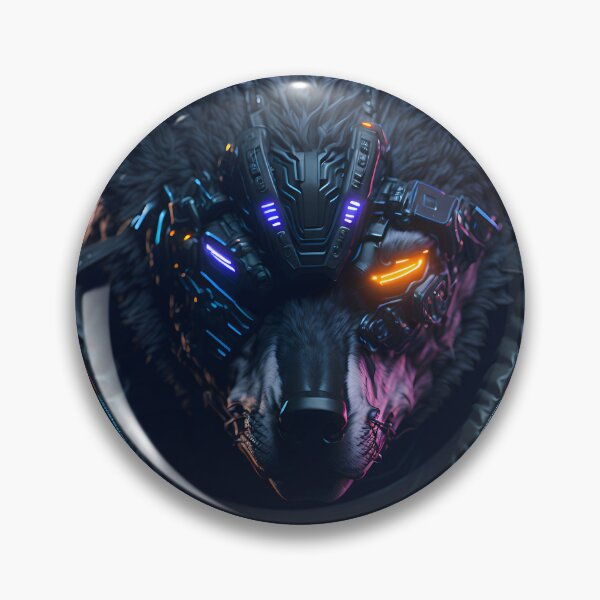Item preview, Cyberpunk Wolf designed and sold by z1r1us.
