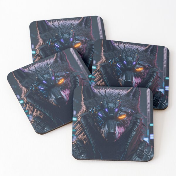 Item preview, Cyberpunk Wolf designed and sold by z1r1us.