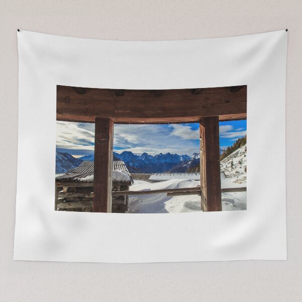 Item preview, Sunny winter day with the mountains full of snow designed and sold by zakaz86.