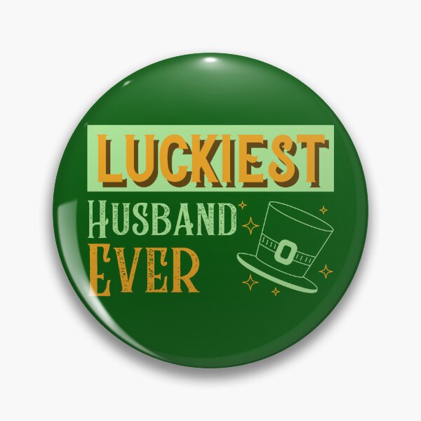 Item preview, Luckiest Husband Ever designed and sold by stepstogreen.
