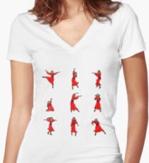 Wuthering Heights Women's Fitted V-Neck T-Shirt