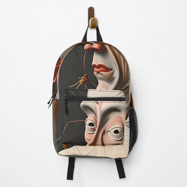Item preview, Blurring Reality - A Surreal Portrait of a Man with Insect Company designed and sold by GalihDA.