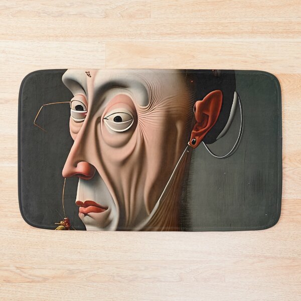 Item preview, Blurring Reality - A Surreal Portrait of a Man with Insect Company designed and sold by GalihDA.