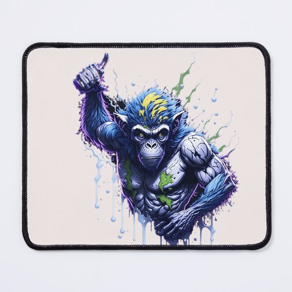 Item preview, Chimpancé de arte de salpicaduras designed and sold by Grimspencilart.